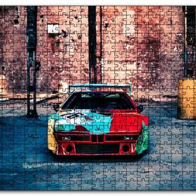 Cakapuzzle Bmw İtaldesign Art Car Mdf 120 Parça Puzzle