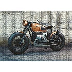 Cakapuzzle BMW Retro Motorsiklet 120 Parça Ahşap Puzzle