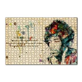 Cakapuzzle Bob Marley Suluboya Modifiye 120 Parça Ahşap Puzzle