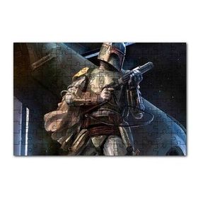 Cakapuzzle Boba Fett Uzay Yıldız Savaşları Ödül Avcısı 120 Parça Ahşap Puzzle