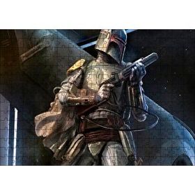 Cakapuzzle Boba Fett Uzay Yıldız Savaşları Ödül Avcısı 120 Parça Ahşap Puzzle