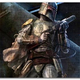 Cakapuzzle Boba Fett Uzay Yıldız Savaşları Ödül Avcısı Mdf 1000 Parça Puzzle