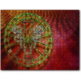 Cakapuzzle Boğa Burç Astroloji Sembol Ahşap 255 Parça Puzzle