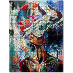 Cakapuzzle Boğa Burcu Kadın Fiğürü Görseli Ahşap 255 Parça Puzzle