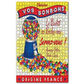 Cakapuzzle Bon Bon Şekerler Görseli Ahşap 1000 Parça Puzzle