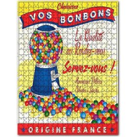 Cakapuzzle Bon Bon Şekerler Görseli Ahşap 1000 Parça Puzzle