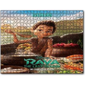 Cakapuzzle Boun Raya ve Son Ejderha Görseli Mdf 255 Parça Puzzle