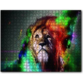 Cakapuzzle Boyalı Aslan 500 Parça Puzzle