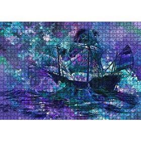 Cakapuzzle Boyama Fırtınada Yelkenli Gemi 120 Parça Ahşap Puzzle