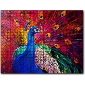 Cakapuzzle Boyama Tavus Kuşu Görseli 1000 Parça Puzzle