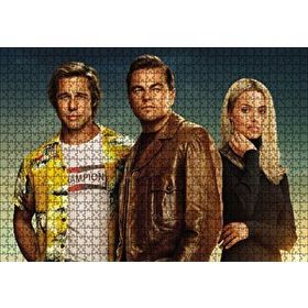 Cakapuzzle Brad Pitt Leonardo Dicaprio Margot Robbie 1000 Parça Puzzle