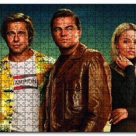 Cakapuzzle Brad Pitt Leonardo Dicaprio Robbie Mdf 500 Parça Puzzle