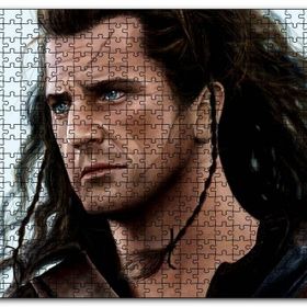 Cakapuzzle Braveheart Mel Gibson Artwork Mdf 120 Parça Puzzle