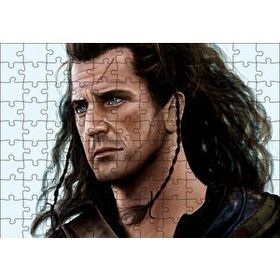 Cakapuzzle Braveheart Mel Gibson Artwork Mdf 120 Parça Puzzle