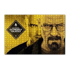Cakapuzzle Breaking Bad Dikkat Yüksek Derecede Uçucu 120 Parça Ahşap Puzzle