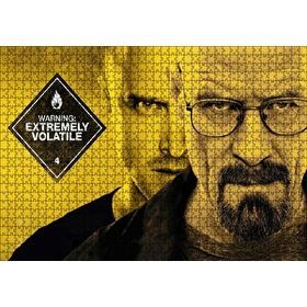 Cakapuzzle Breaking Bad Dikkat Yüksek Derecede Uçucu 120 Parça Ahşap Puzzle