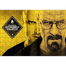 Cakapuzzle Breaking Bad Dikkat Yüksek Derecede Uçucu 120 Parça Ahşap Puzzle