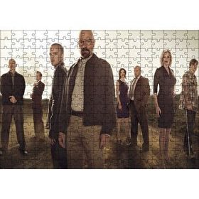Cakapuzzle Breaking Bad Oyuncuları Bir Arada 120 Parça Ahşap Puzzle