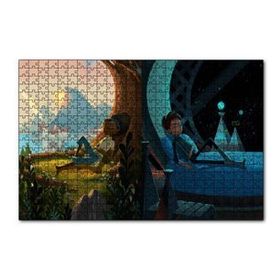Cakapuzzle Broken Age Kız ve Oğlan 120 Parça Ahşap Puzzle