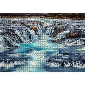 Cakapuzzle Bruarfoss Şelaleleri 120 Parça Ahşap Puzzle
