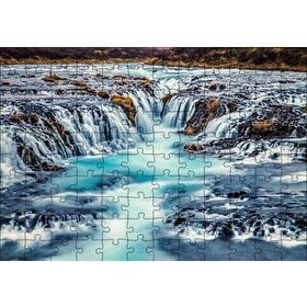 Cakapuzzle Bruarfoss Şelaleleri Mdf 120 Parça Puzzle