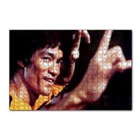 Cakapuzzle Bruce Lee Kungfu Dövüş Sanatı 120 Parça Ahşap Puzzle