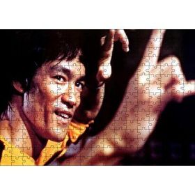 Cakapuzzle Bruce Lee Kungfu Dövüş Sanatı 120 Parça Ahşap Puzzle