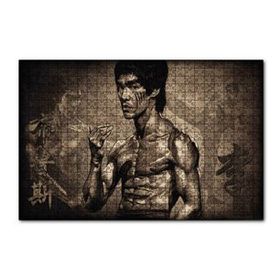 Cakapuzzle Bruce Lee Kungfu Teknikleri 120 Parça Ahşap Puzzle