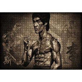Cakapuzzle Bruce Lee Kungfu Teknikleri 120 Parça Ahşap Puzzle