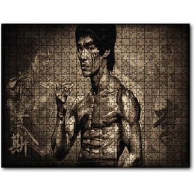Cakapuzzle Bruce Lee Kungfu Teknikleri Mdf 1000 Parça Puzzle