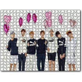 Cakapuzzle Bta Koreli Gençler Kalpli Balonlar Mdf 1000 Parça Puzzle