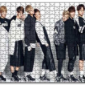 Cakapuzzle Bts Kore Pop Baştanaşağı Puma Mdf 120 Parça Puzzle