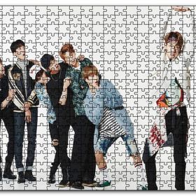 Cakapuzzle Bts Kore Pop Grup Üyesine Şaşırıyorlar Mdf 120 Parça Puzzle