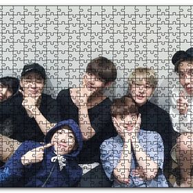 Cakapuzzle Bts Kore Pop Gülümseyen Yüzler Mdf 500 Parça Puzzle