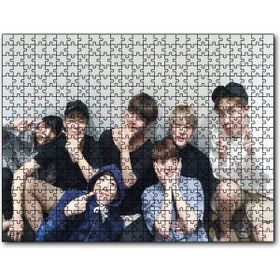 Cakapuzzle Bts Kore Pop Gülümseyen Yüzler Mdf 500 Parça Puzzle