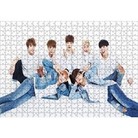Cakapuzzle BTS Kore Pop Kot Şıklığı 120 Parça Ahşap Puzzle