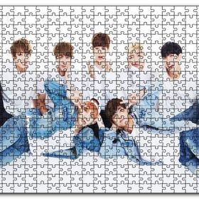 Cakapuzzle Bts Kore Pop Kot Şıklığı Mdf 255 Parça Puzzle