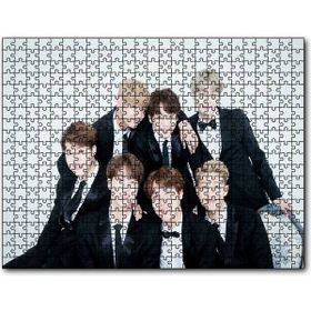 Cakapuzzle Bts Kore Pop Siyah Takım Elbiseli Mdf 120 Parça Puzzle