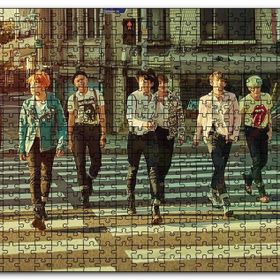Cakapuzzle Bts Kore Pop Yaya Geçidinde Mdf 255 Parça Puzzle