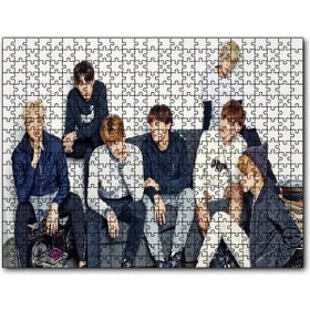 Cakapuzzle Bts Koreli Gençler Dalgın Pozlar Mdf 1000 Parça Puzzle