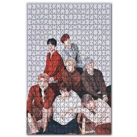 Cakapuzzle Bts Koreli Gençler Masum Yüzler Ahşap 1000 Parça Puzzle