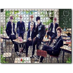 Cakapuzzle Bts Koreli Gençler Mdf 1000 Parça Puzzle