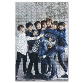 Cakapuzzle Bts Koreli Gençler Mdf 120 Parça Puzzle
