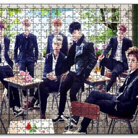 Cakapuzzle Bts Koreli Gençler Mdf 500 Parça Puzzle