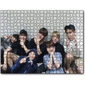 Cakapuzzle Bts Koreli Gençler Mutlu Yüzleri Mdf 255 Parça Puzzle