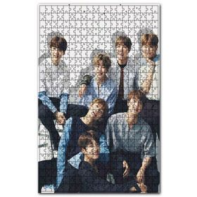 Cakapuzzle Bts Koreli Gençler Neşeli Pozlar Gezegenler Ahşap 1000 Parça Puzzle