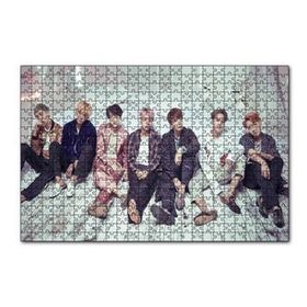 Cakapuzzle BTS Koreli Gençler Yatak Odası Konsepti 120 Parça Ahşap Puzzle