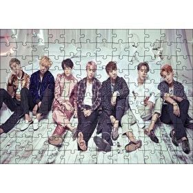 Cakapuzzle BTS Koreli Gençler Yatak Odası Konsepti 120 Parça Ahşap Puzzle