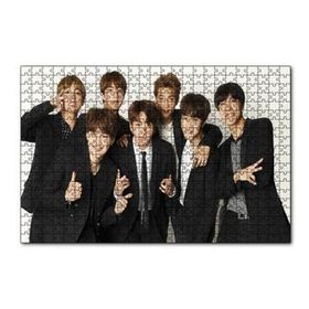 Cakapuzzle BTS Koreli Gençler Zafer İşareti 120 Parça Ahşap Puzzle