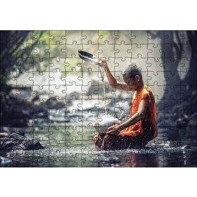 Cakapuzzle Buddhist Çocuk 120 Parça Ahşap Puzzle